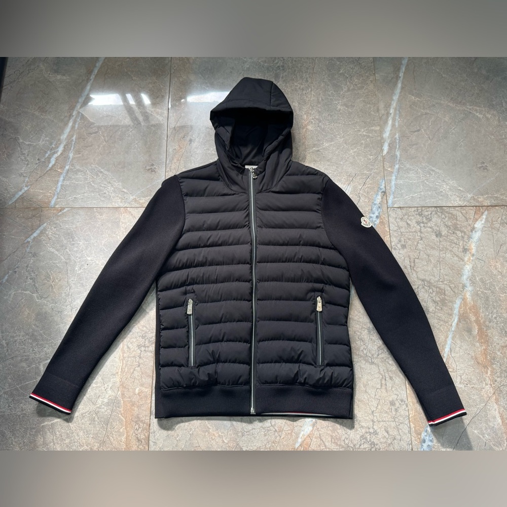 Moncler Hooded Black Puffer Jacket
